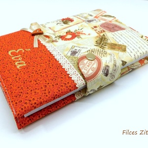 ŐSZ textil napló, Otthon & Életmód, Papír, írószer, Jegyzetfüzet & Napló, Varrás, Hímzés, MESKA