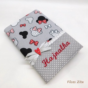 Minnie napló hímzett névvel  - otthon & életmód - papír, írószer - jegyzetfüzet & napló - Meska.hu