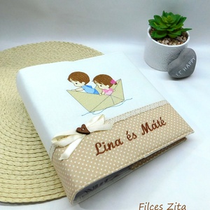 Fotóalbum testvéreknek -   album ikreknek  - otthon & életmód - papír, írószer - album & fotóalbum - Meska.hu