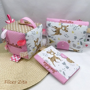 Őzikés babaköszöntő ajándék  - Meska.hu