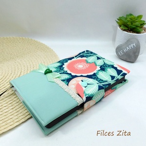 Virágos napló -KÉSZTERMÉK  - otthon & életmód - papír, írószer - jegyzetfüzet & napló - Meska.hu