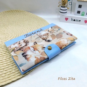 Erdei állatos egészségügyi kiskönyv borító névhímzéssel - otthon & életmód - papír, írószer - egészségügyi kiskönyv borító - Meska.hu