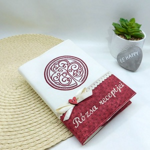 Életfa - egyedi hímzett napló névvel   - otthon & életmód - papír, írószer - jegyzetfüzet & napló - Meska.hu