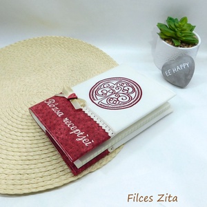 Életfa - egyedi hímzett napló névvel   - otthon & életmód - papír, írószer - jegyzetfüzet & napló - Meska.hu