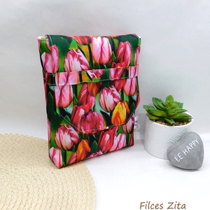 Könyvtok, könyvkabát - TULIPÁN, Könyv & Zene, Könyvtok, Varrás, MESKA