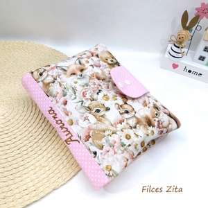 Erdei állatos pelenkatáska / pelenkatartó tok / pelenkarendező, Baba - mama, Pelenkázó, babafürdető kellékek, Pelenkázó neszeszer, pelenkatartó, Varrás, Hímzés, MESKA