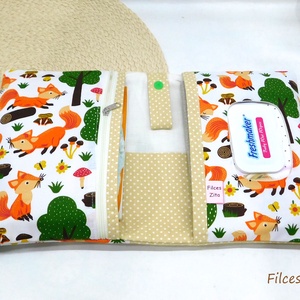 Babalátogató ajándékcsomag - rókás babaköszöntő szett  - baba - mama - babalátogató ajándékcsomag - Meska.hu