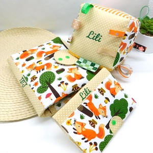 Rókás babakocka - interaktív rókás mókakocka névhímzéssel  - baba - mama - baba játékok - babakocka - Meska.hu