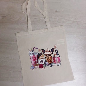 Vászontáska, Táska & Tok, Bevásárlás & Shopper táska, Shopper, textiltáska, szatyor, Varrás, MESKA