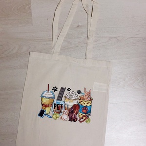 Vászontáska, Táska & Tok, Bevásárlás & Shopper táska, Shopper, textiltáska, szatyor, Varrás, MESKA