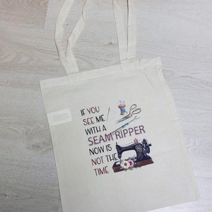 Vászontáska, Táska & Tok, Bevásárlás & Shopper táska, Shopper, textiltáska, szatyor, Varrás, MESKA