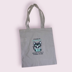 Színes vászontáska, Táska & Tok, Bevásárlás & Shopper táska, Shopper, textiltáska, szatyor, Varrás, MESKA
