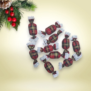 Textil szaloncukor csomag - 12., Karácsony, Karácsonyi lakásdekoráció, Karácsonyfadíszek, , MESKA
