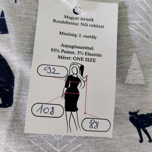 Erdő pamut pólóruha - ruha & divat - női ruha - ruha - Meska.hu