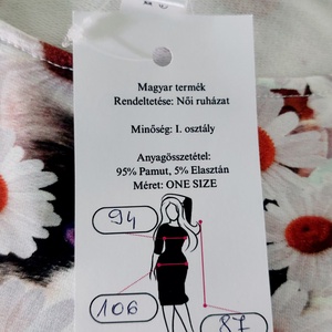 Cicák pamut pólóruha - ruha & divat - női ruha - ruha - Meska.hu