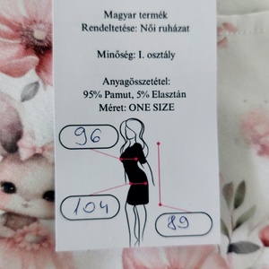 Balerina nyuszik pamut pólóruha - ruha & divat - női ruha - ruha - Meska.hu