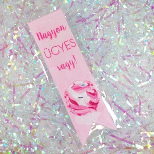 Könyvjelző - Pink pónik, Könyv & Zene, Könyvjelző, Varrás, Mindenmás, MESKA