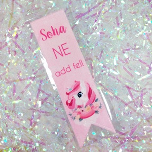 Könyvjelző - Pink pónik - könyv & zene - könyvjelző - Meska.hu