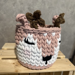 Horgolt őzike - baba - mama - babaszoba-dekoráció - babaszoba dekoráció - Meska.hu