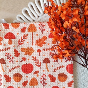 Konyharuha - Őszi erdő, Otthon & Életmód, Konyhafelszerelés, tálalás, Konyhai textil, Konyharuha & Törlőkendő, Varrás, Fotó, grafika, rajz, illusztráció, MESKA