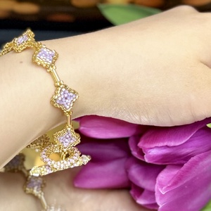 Fűzött gyöngy karkötő, Ékszer, Karkötő, Gyöngyös karkötő, Gyöngyfűzés, gyöngyhímzés, Ékszerkészítés, MESKA