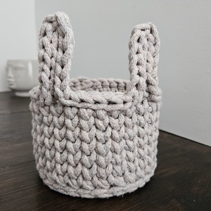 Minimal nyuszi, Otthon & Életmód, Tárolás & Rendszerezés, Tárolókosár, Horgolás, MESKA