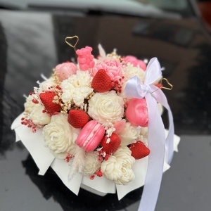 Édes gyertya virágbox, Otthon & Életmód, Gyertya, illat, aroma, Gyertya, Gyertya-, mécseskészítés, MESKA