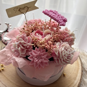 Gyertya viragbox - otthon & életmód - gyertya, illat, aroma - gyertya - Meska.hu