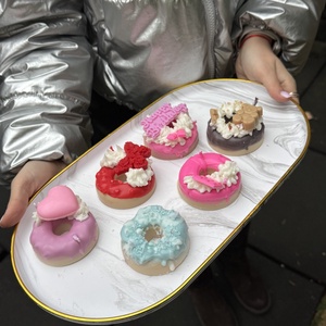 Fánk gyertya - otthon & életmód - gyertya, illat, aroma - gyertya - Meska.hu