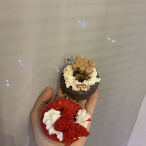 Fánk gyertya - otthon & életmód - gyertya, illat, aroma - gyertya - Meska.hu