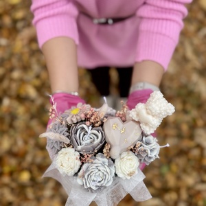 Szürke gyertyabox, Otthon & Életmód, Gyertya, illat, aroma, Gyertya, Gyertya-, mécseskészítés, MESKA