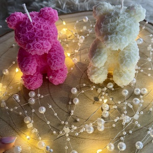 Rózsamaci gyertya � kézműves különlegesség  - otthon & életmód - gyertya, illat, aroma - gyertya - Meska.hu