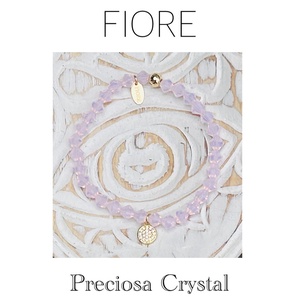 Rózsaszín Preciosa bicone 6 mm kristálykarkötő., Ékszer, Karkötő, Ásványkarkötő, Ékszerkészítés, MESKA