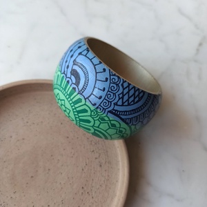 Festett fa karkötő - ékszer - karkötő - karperec - Meska.hu