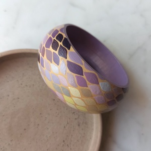 Festett fa karkötő, Ékszer, Karkötő, Karperec, Festett tárgyak, MESKA