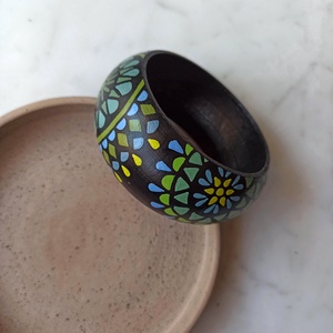 Festett fa karkötő - ékszer - karkötő - karperec - Meska.hu