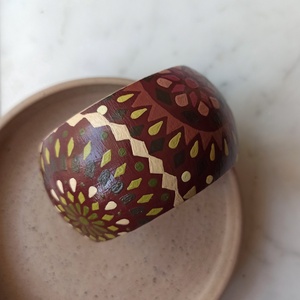 Festett fa karkötő - ékszer - karkötő - karperec - Meska.hu