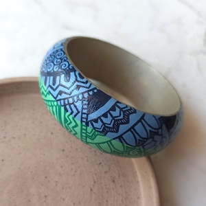 Festett fa karkötő - ékszer - karkötő - karperec - Meska.hu