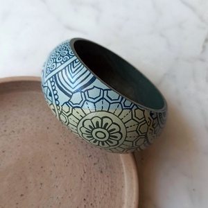 Festett fa karkötő, Ékszer, Karkötő, Karperec, Festett tárgyak, MESKA