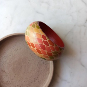 Festett fa karkötő - ékszer - karkötő - karperec - Meska.hu