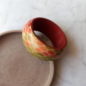 Festett fa karkötő - ékszer - karkötő - karperec - Meska.hu