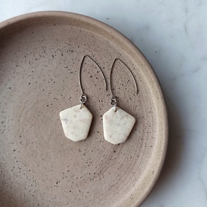 Szögletes fülbevaló, Ékszer, Fülbevaló, Lógó fülbevaló, Ékszerkészítés, Gyurma, MESKA