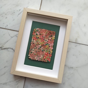 Púder virágtenger - 3D gyurma kép (M) - otthon & életmód - dekoráció - kép & falikép - 3d képek - Meska.hu