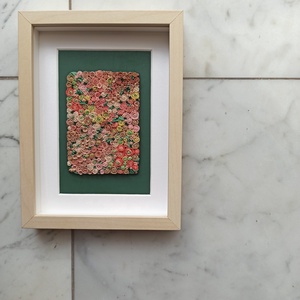 Púder virágtenger - 3D gyurma kép (M) - otthon & életmód - dekoráció - kép & falikép - 3d képek - Meska.hu