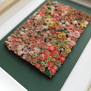 Púder virágtenger - 3D gyurma kép (M) - otthon & életmód - dekoráció - kép & falikép - 3d képek - Meska.hu