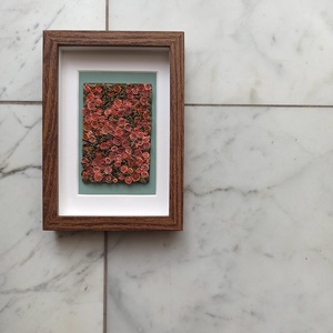 Őszi virágtenger - 3D gyurma kép (S) - otthon & életmód - dekoráció - kép & falikép - 3d képek - Meska.hu