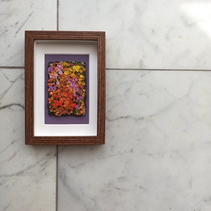 Narancs virágtenger - 3D gyurma kép (S) - otthon & életmód - dekoráció - kép & falikép - 3d képek - Meska.hu