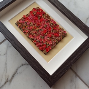 Pink virágtenger - 3D gyurma kép (S) - otthon & életmód - dekoráció - kép & falikép - 3d képek - Meska.hu