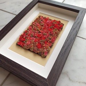 Pink virágtenger - 3D gyurma kép (S) - otthon & életmód - dekoráció - kép & falikép - 3d képek - Meska.hu