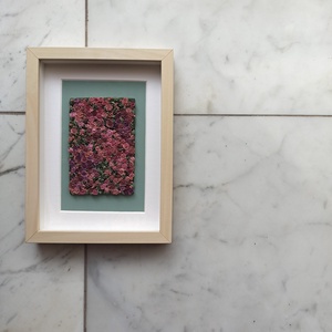 Mályva virágtenger - 3D gyurma kép (M) - otthon & életmód - dekoráció - kép & falikép - 3d képek - Meska.hu